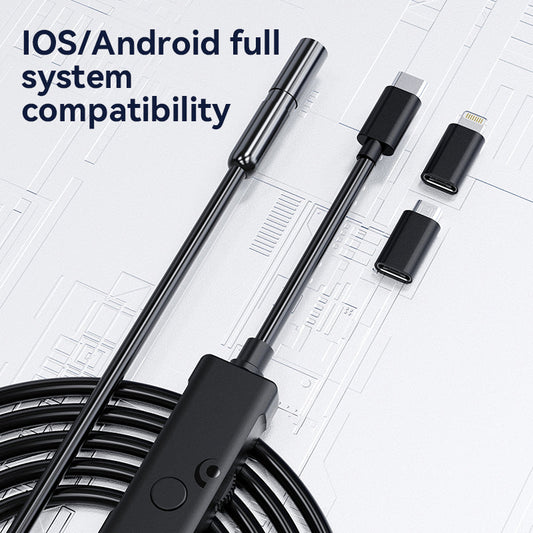 FlexScope Pro – Plug & View Inspection Cam with 5M Bendable Cable and Swappable Tool Tips - TrendyShopy