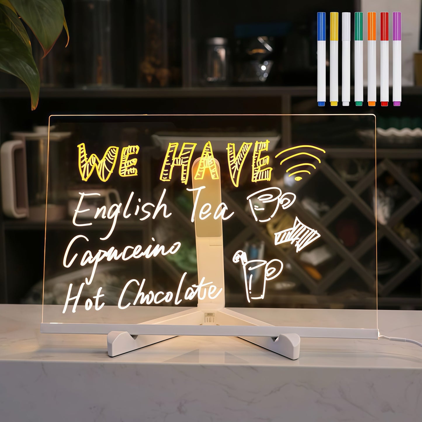 GlowBoard - LED Light-Up Writing & Drawing Board - TrendyShopy