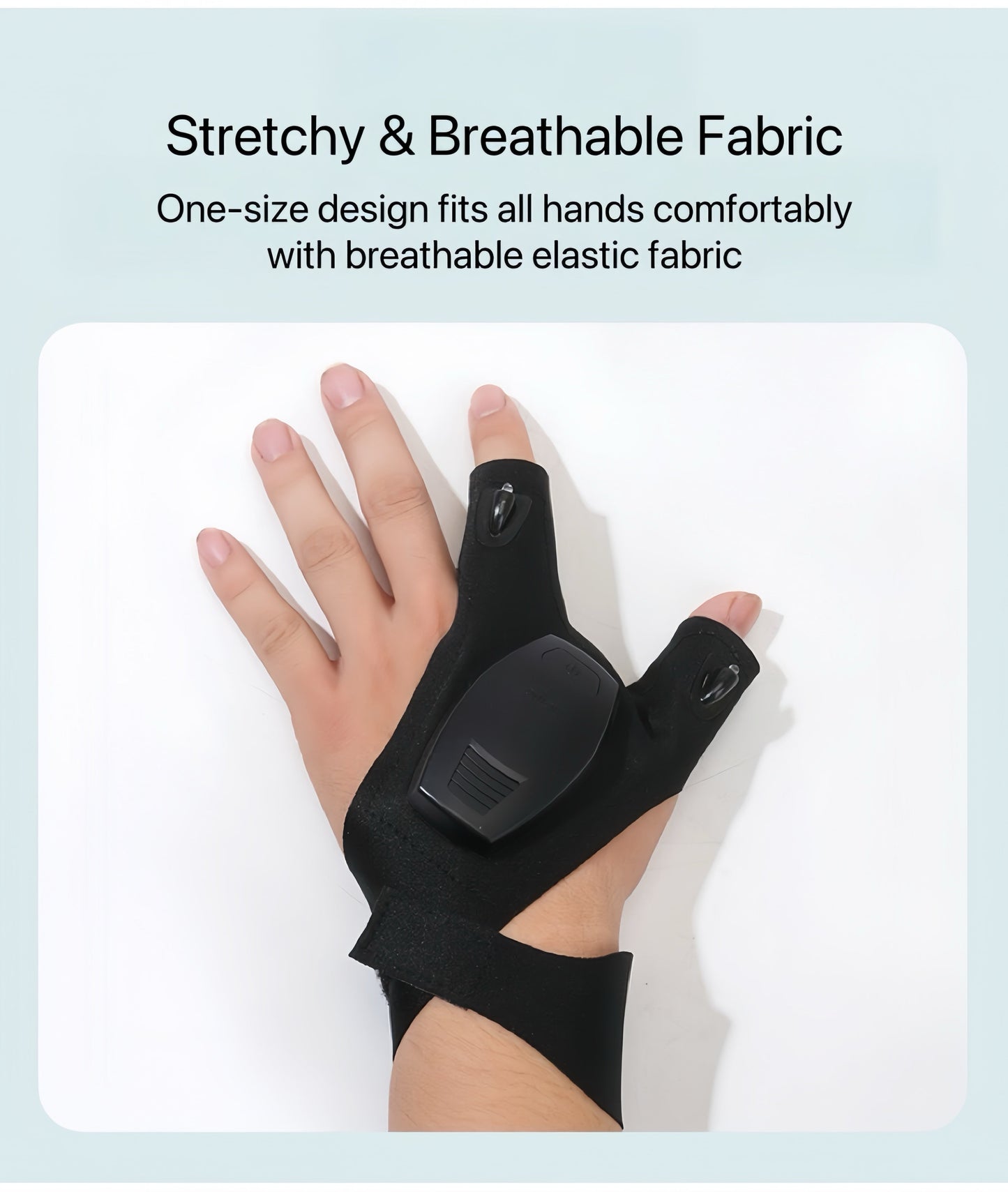 GlowGrip Pro – Waterproof Finger Flashlight Gloves - TrendyShopy