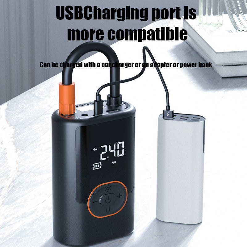 AirCore S1 – Smart Portable Tire Inflator | Wireless + Wired + Power Bank - TrendyShopy