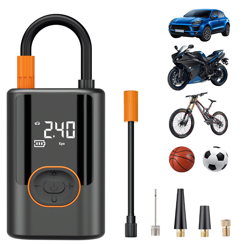 AirCore S1 – Smart Portable Tire Inflator | Wireless + Wired + Power Bank - TrendyShopy