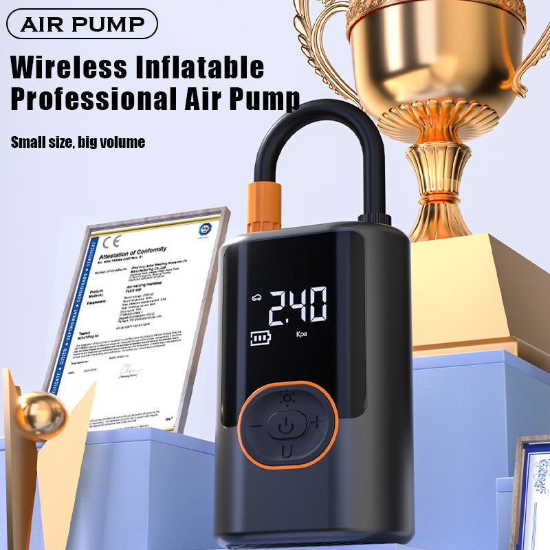 AirCore S1 – Smart Portable Tire Inflator | Wireless + Wired + Power Bank - TrendyShopy