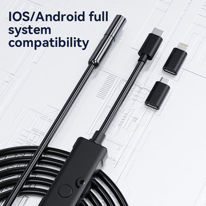 FlexScope Pro – Plug & View Inspection Cam with 5M Bendable Cable and Swappable Tool Tips - TrendyShopy