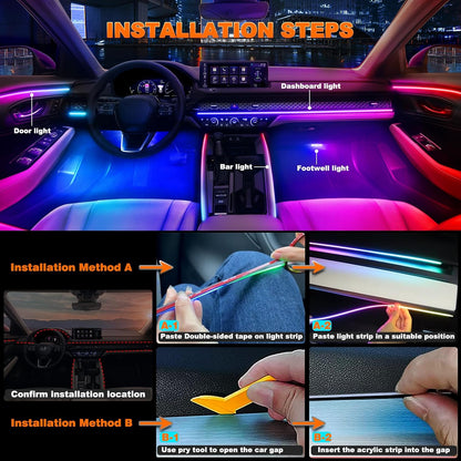 NeoFlow Dynamic RGB Interior Light Kit - TrendyShopy