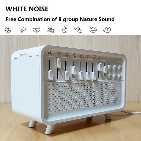 DreamMix Pro – White Noise Sound Machine with Scented Mist & Night Light - TrendyShopy