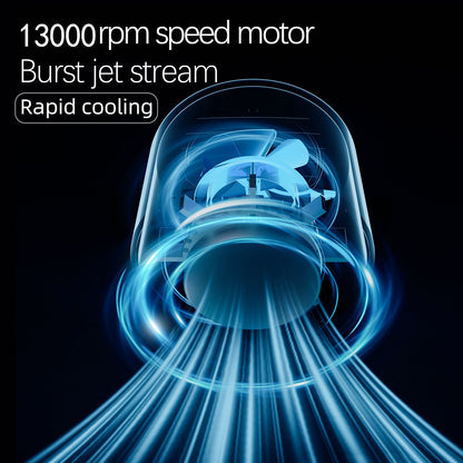 IceRush Turbo – Handheld Fan with Instant Cooling Plate & LED Light - TrendyShopy