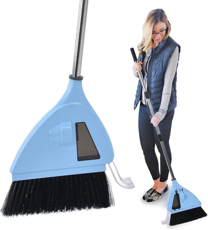 [GOLD] LineVac Broom – Built-in Suction for Easier Sweeping - TrendyShopy