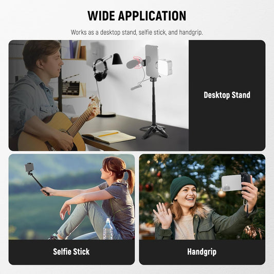 SnapPro 3-in-1 Creator Stick – Tripod, Selfie, Grip - TrendyShopy