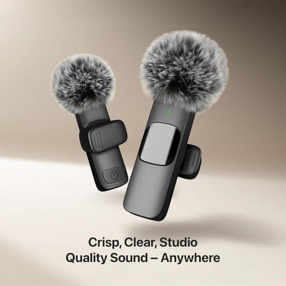 ClipMic Duo – Wireless Noise-Reducing Mic Set - TrendyShopy