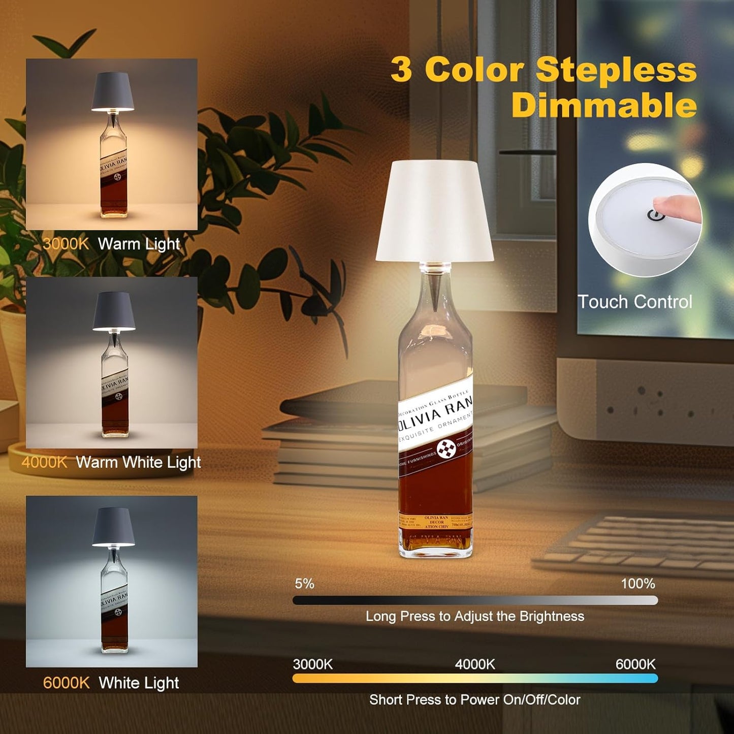 Gen.2 BottleGlow™ RGB Touch Lamp - TrendyShopy