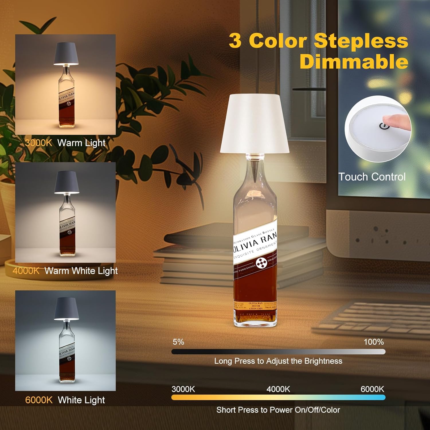 Gen.2 BottleGlow™ RGB Touch Lamp - TrendyShopy