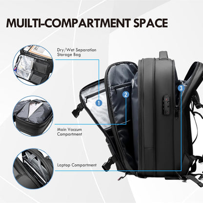 AirSeal Pro – Vacuum Compression Travel Backpack - TrendyShopy