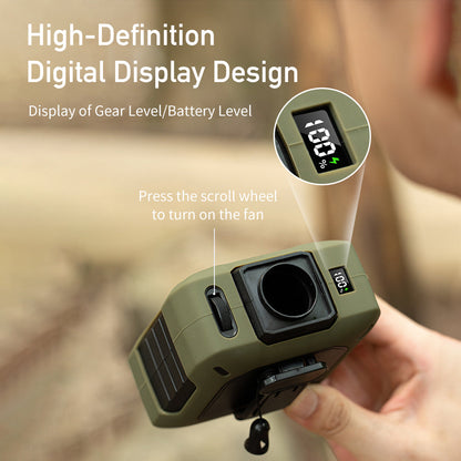 CoolBelt Pro – Wearable Waist Fan & Power Bank with Desktop Stand - TrendyShopy