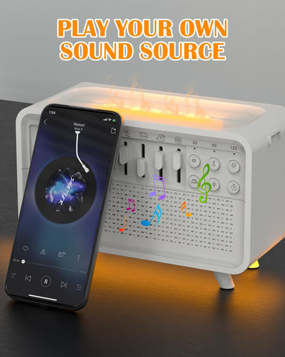 DreamMix Pro – White Noise Sound Machine with Scented Mist & Night Light - TrendyShopy