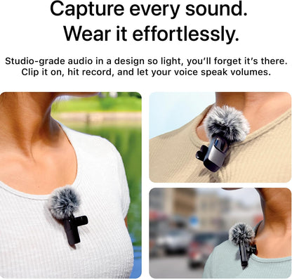 ClipMic Duo – Wireless Noise-Reducing Mic Set - TrendyShopy