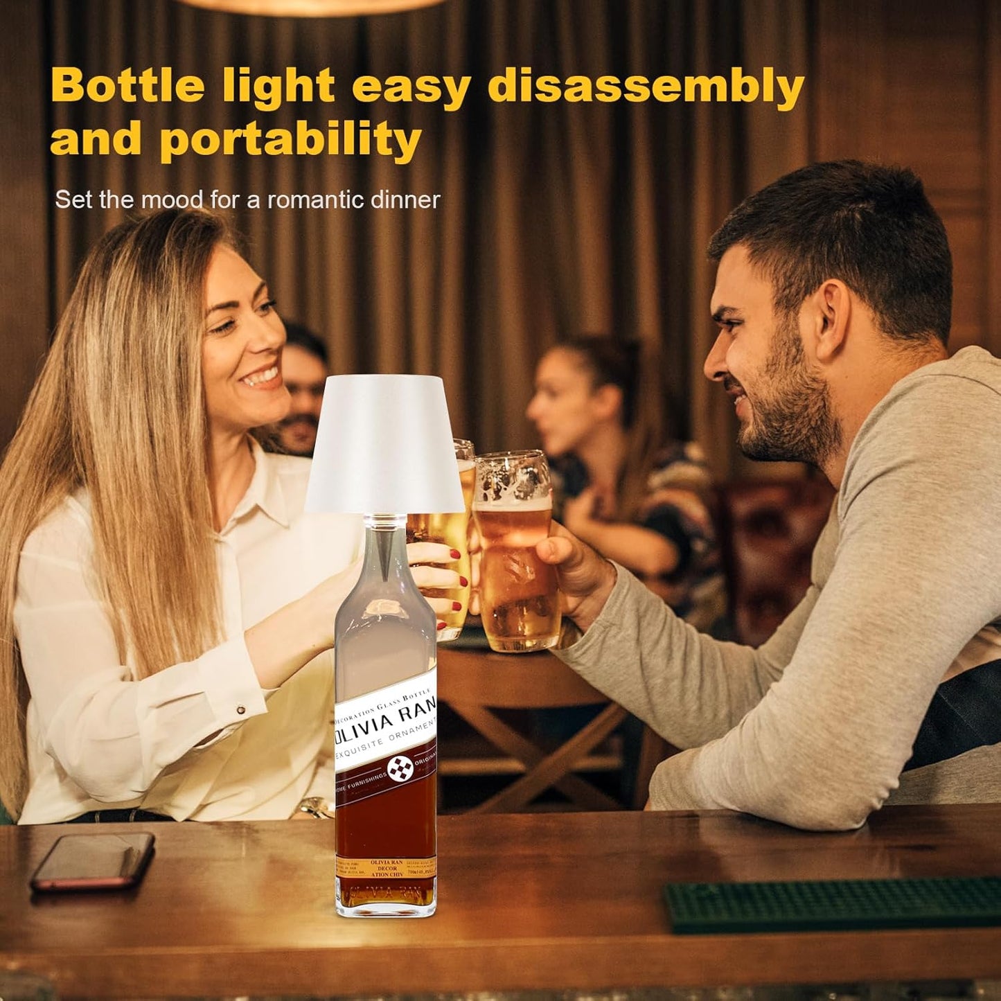 BottleGlow™ Luxe Ambient Touch Lamp - TrendyShopy