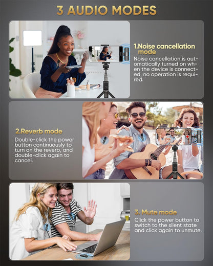 ClipMic Duo – Wireless Noise-Reducing Mic Set - TrendyShopy