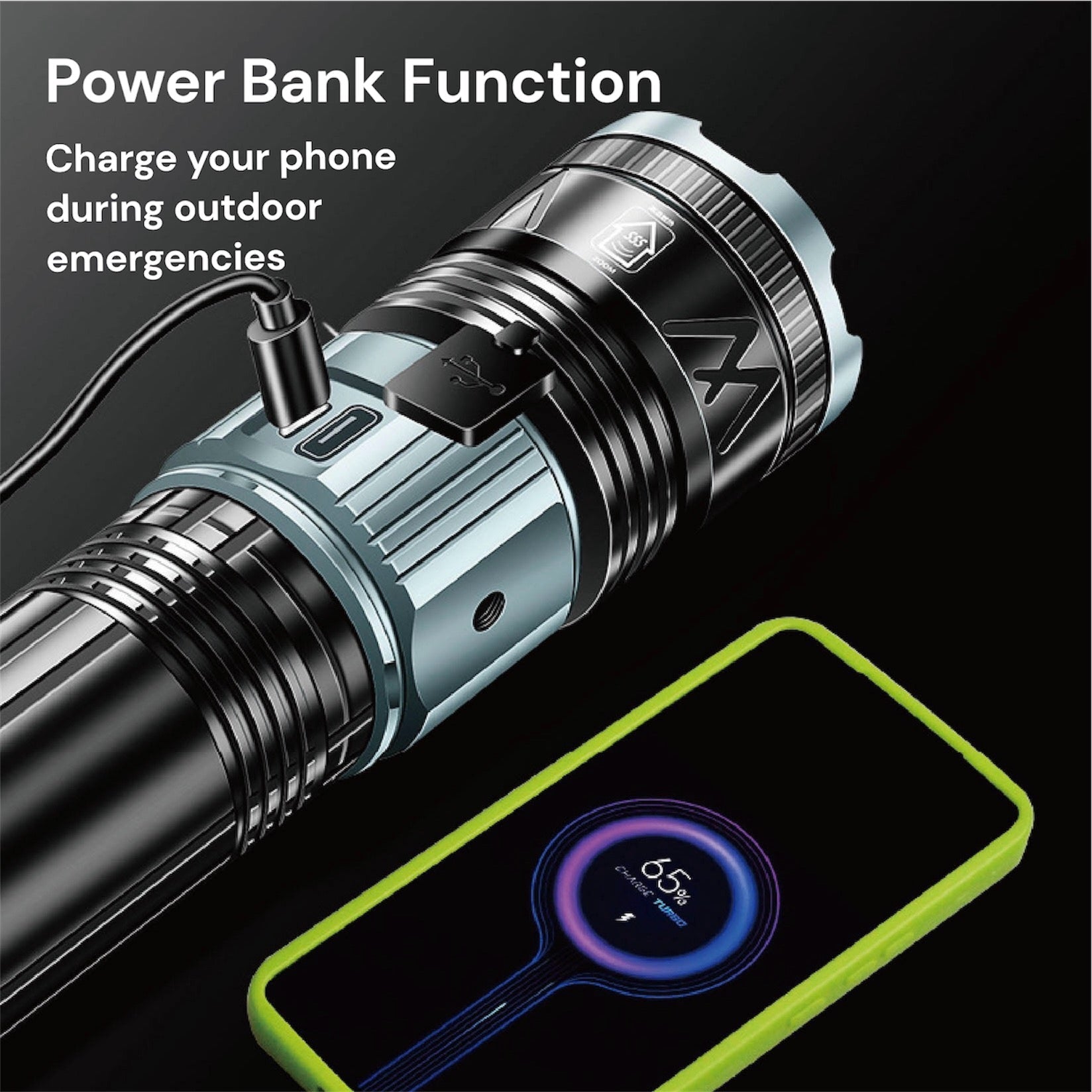 TorchMaster X9 Multi-Mode Tactical Flashlight - TrendyShopy