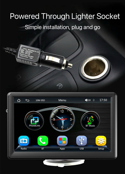 [GOLD] DriveSync 7 – Wireless CarPlay & Android Auto Screen - TrendyShopy