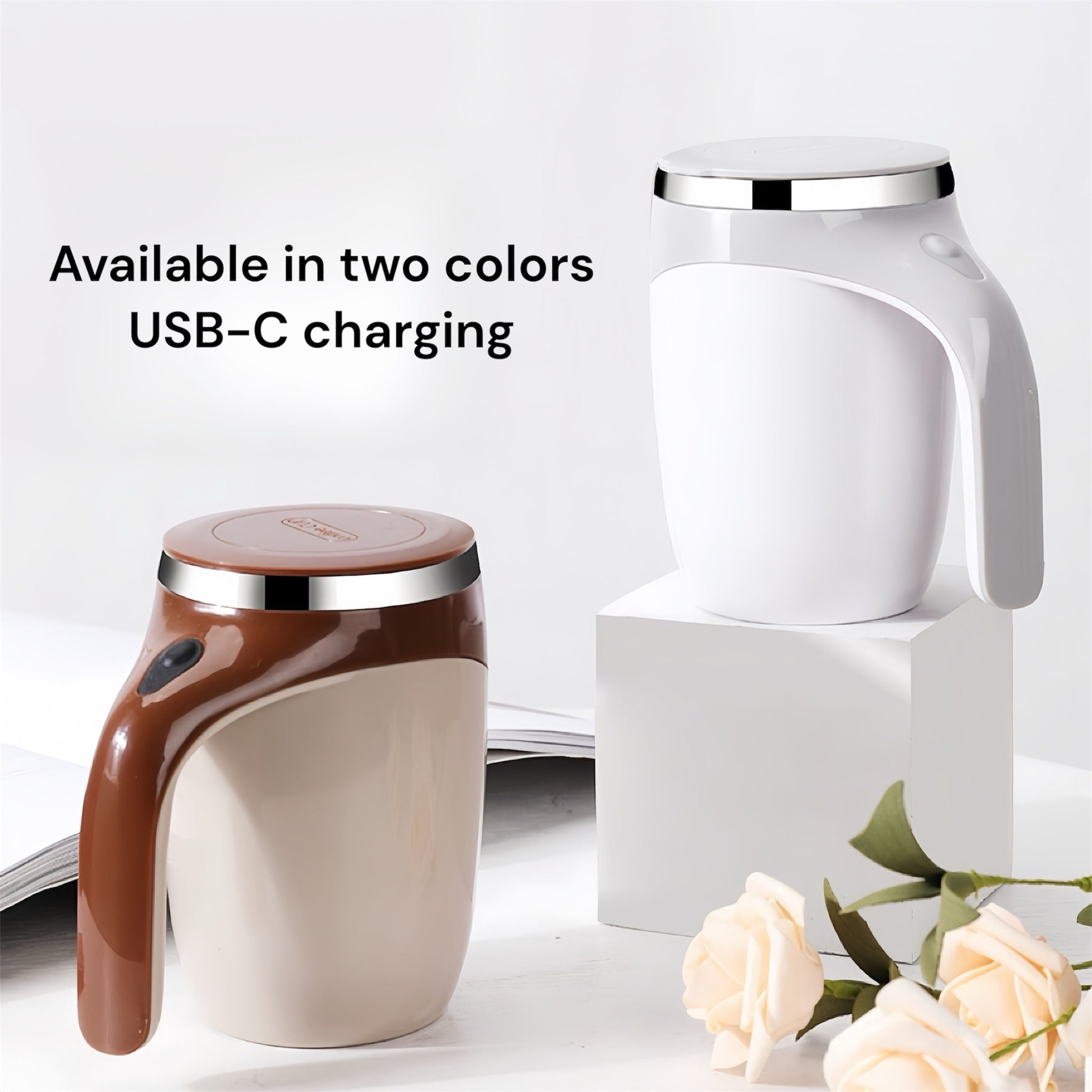 StirMate Magnetic Auto Stirring Cup - TrendyShopy