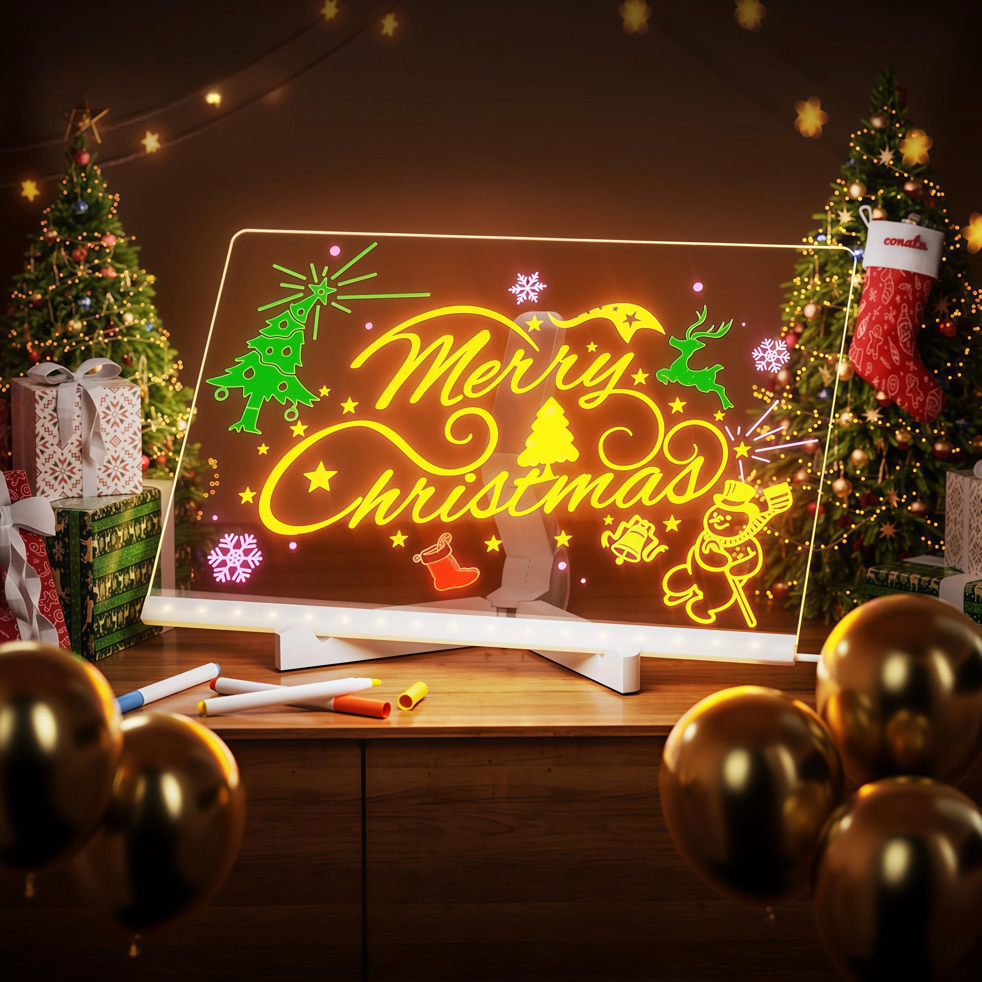 GlowBoard - LED Light-Up Writing & Drawing Board - TrendyShopy