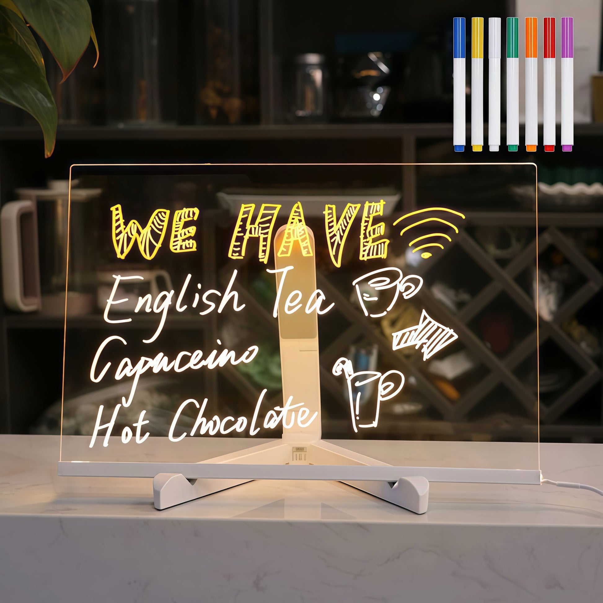 GlowBoard - LED Light-Up Writing & Drawing Board - TrendyShopy