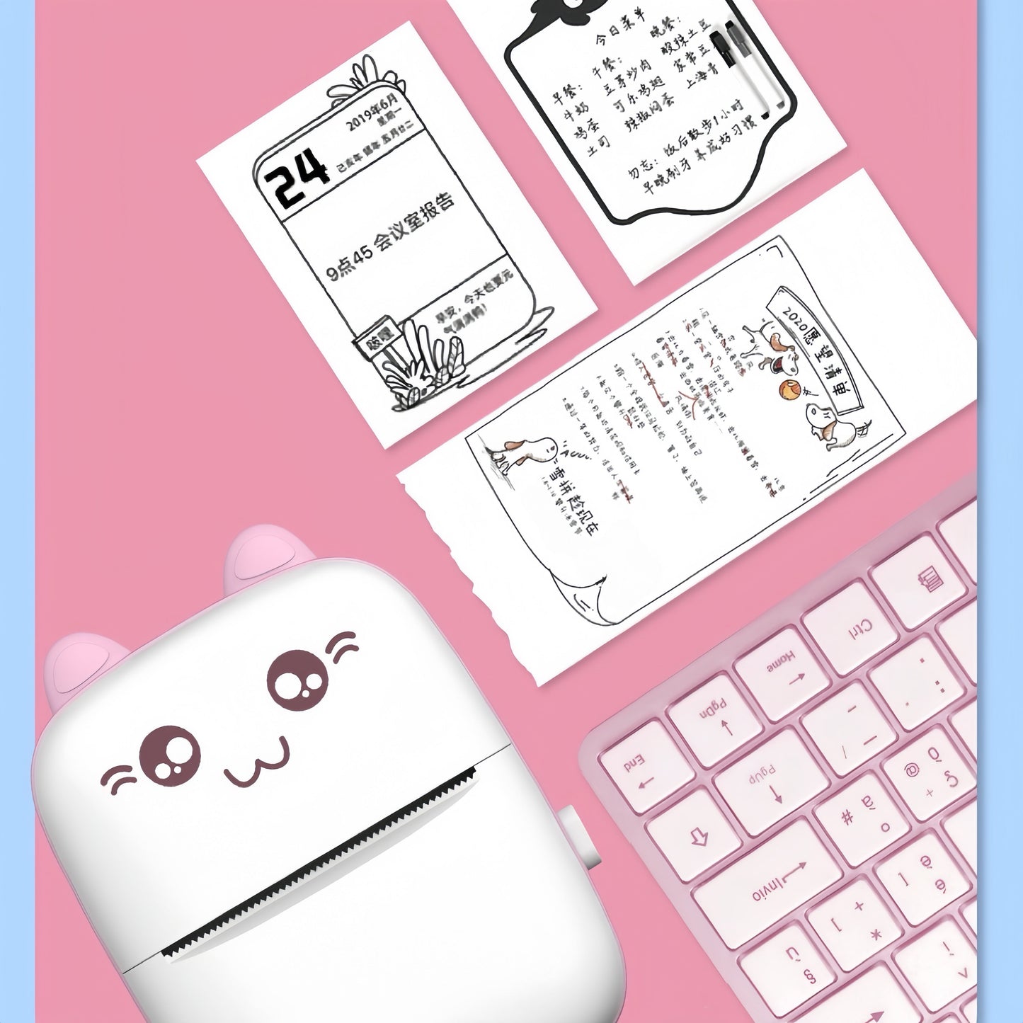 Mini Bluetooth Thermal Printer – Fun & Easy Wireless Printing - TrendyShopy