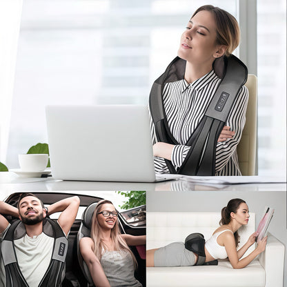 Heated Neck, Shoulder, and Back Massager - TrendyShopy