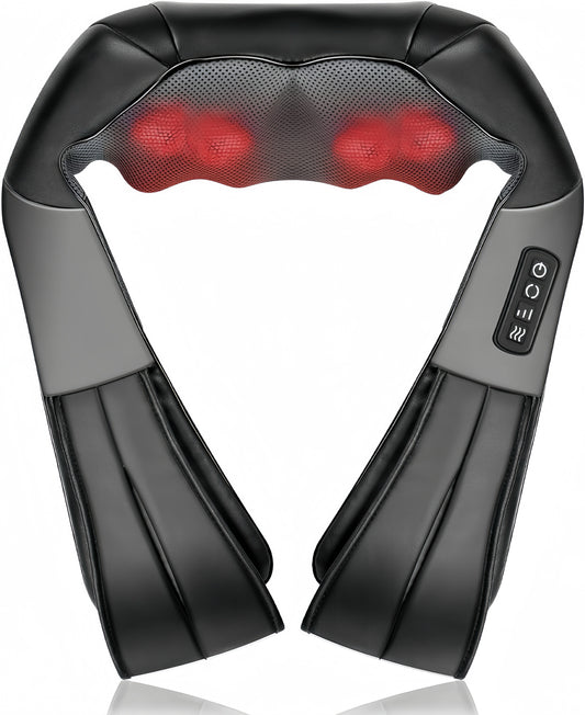Heated Neck, Shoulder, and Back Massager - TrendyShopy