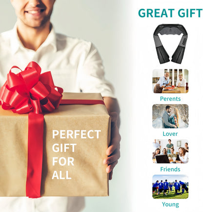 Heated Neck, Shoulder, and Back Massager - TrendyShopy