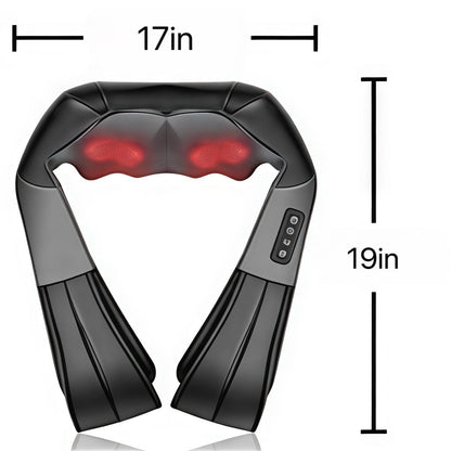 Heated Neck, Shoulder, and Back Massager - TrendyShopy