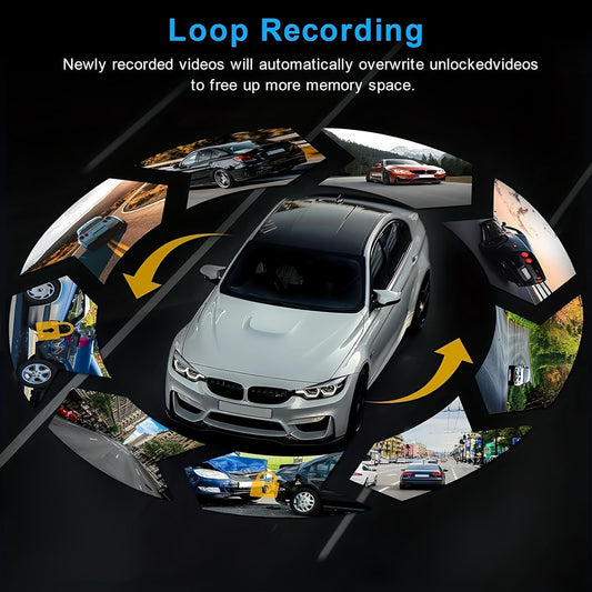 DualView Dash Cam 1080P - TrendyShopy