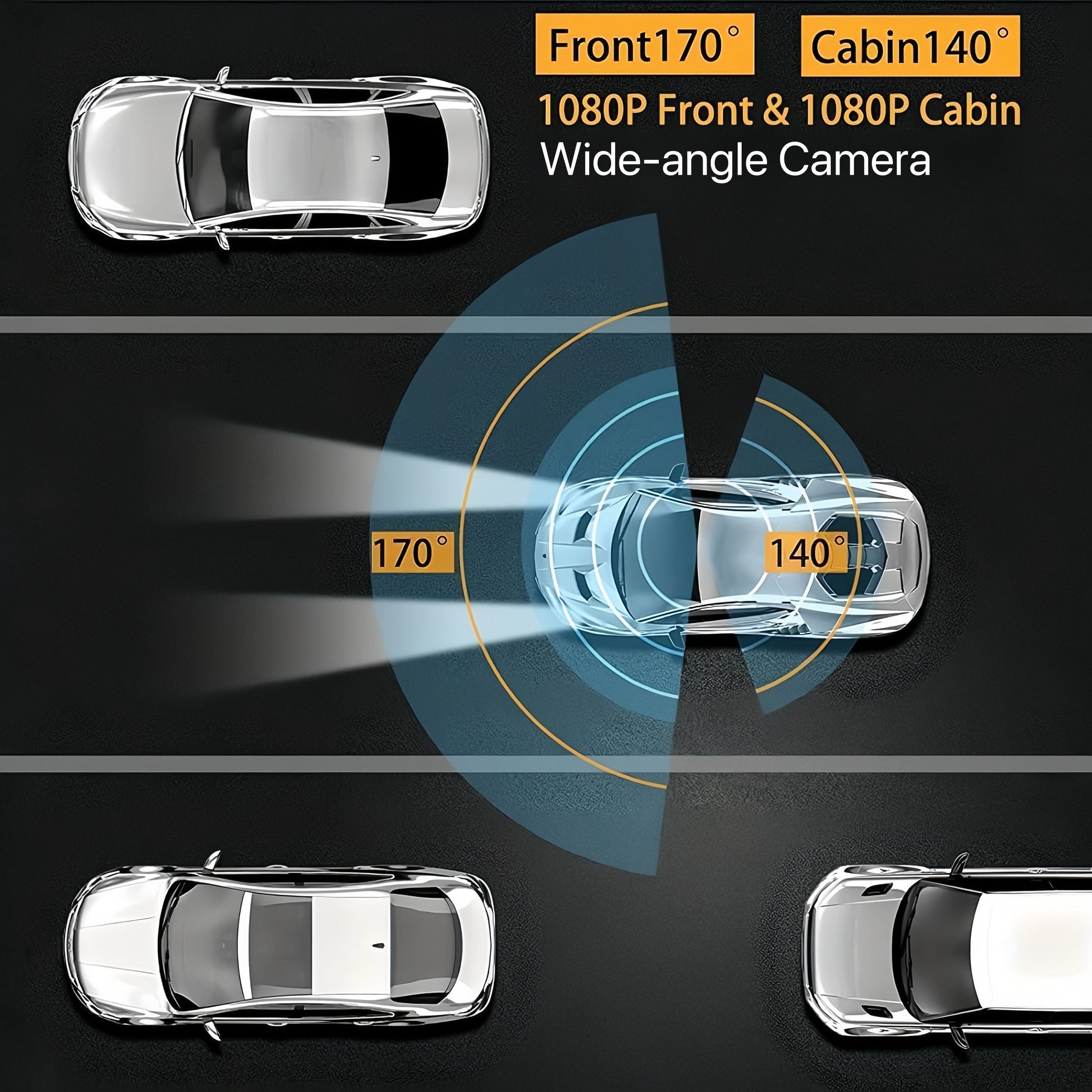 DualView Dash Cam 1080P - TrendyShopy
