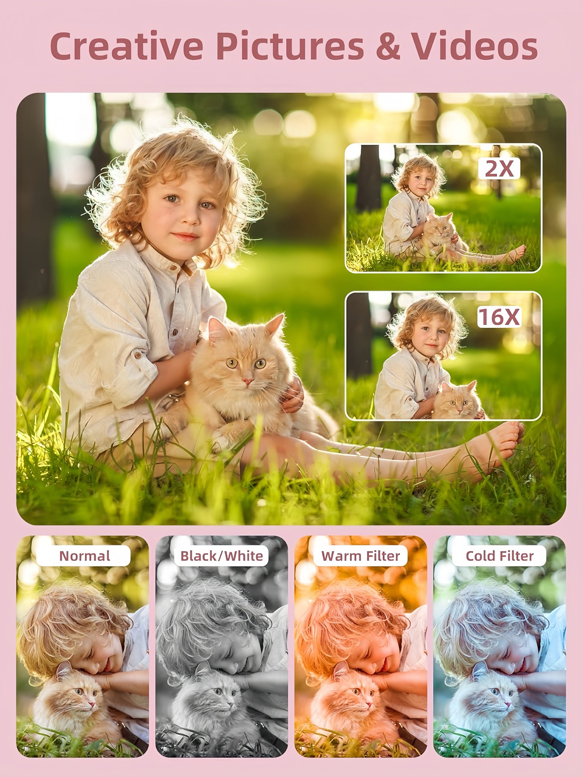 [GOLD] RetroSnap 44 Digital Camera for Kids and Adults - TrendyShopy