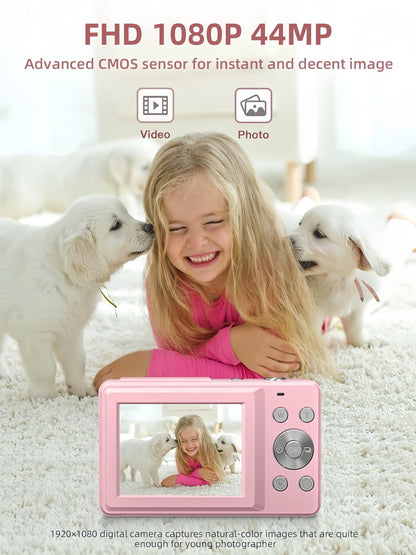 [GOLD] RetroSnap 44 Digital Camera for Kids and Adults - TrendyShopy