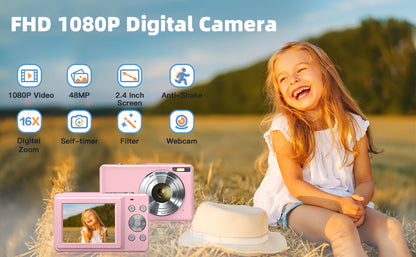 [GOLD] RetroSnap 44 Digital Camera for Kids and Adults - TrendyShopy