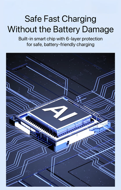 StarCharge 4-in-1 66W Retractable Car Charger with Starry Roof Light - TrendyShopy