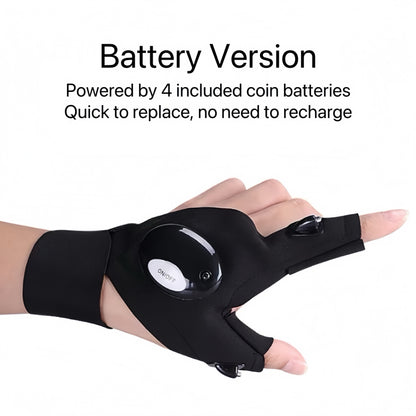 GlowGrip Pro – Waterproof Finger Flashlight Gloves - TrendyShopy