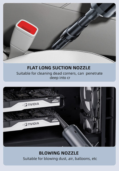 AirTrek Pro – Compact Vacuum & Blower with Enhanced Dual Power - TrendyShopy