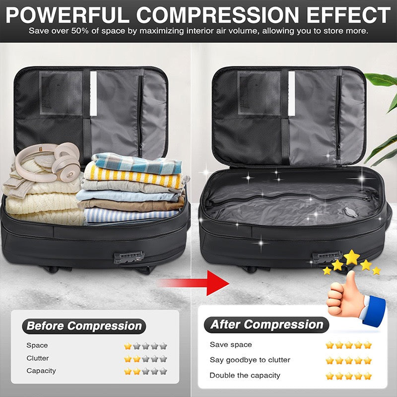 AirSeal Pro – Vacuum Compression Travel Backpack - TrendyShopy
