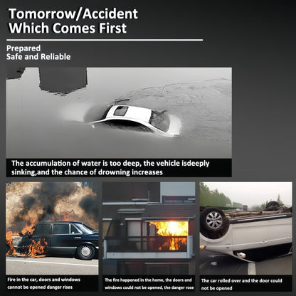 CrashEscape Mini – Emergency Window Breaker & Seatbelt Cutter - TrendyShopy