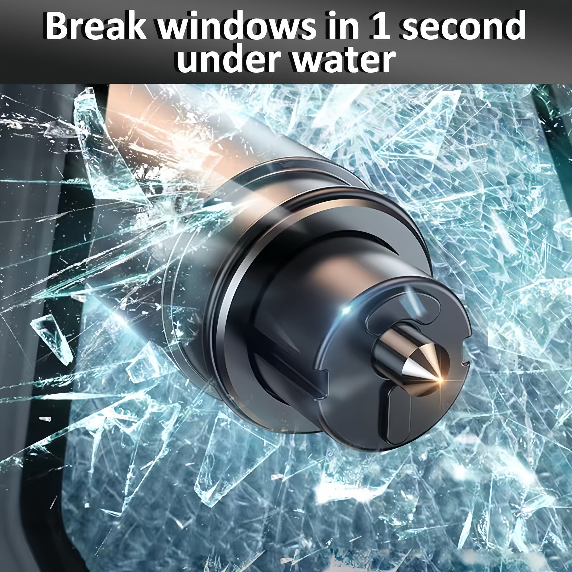 CrashEscape Mini – Emergency Window Breaker & Seatbelt Cutter - TrendyShopy