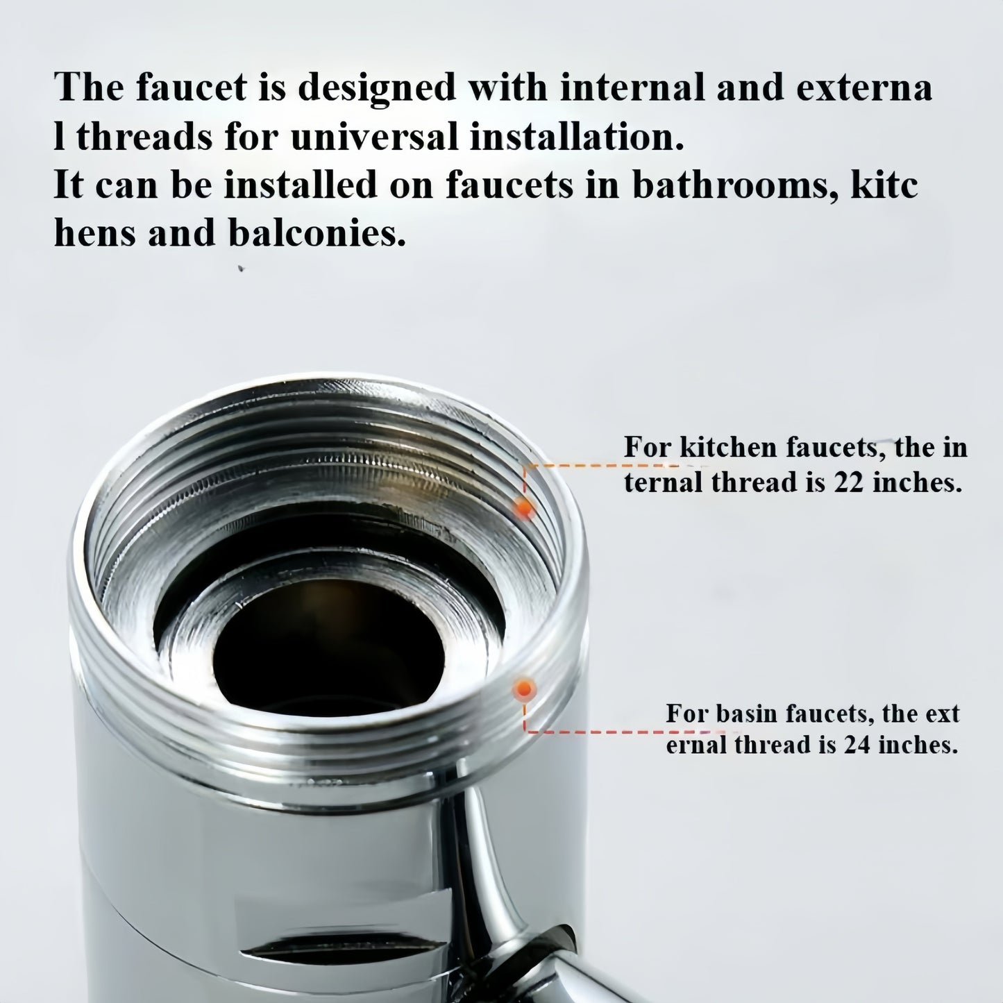 FlexiFlow 1080° Rotating Faucet Extender - TrendyShopy
