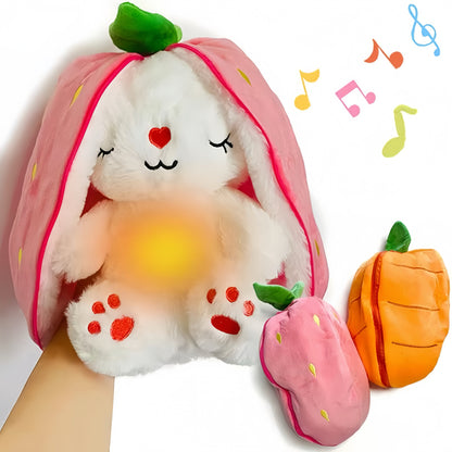 Breathing Buddies – 10 inch Plush Bunny Hidden in a Soft Fruit - TrendyShopy