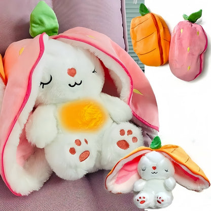 Breathing Buddies – 10 inch Plush Bunny Hidden in a Soft Fruit - TrendyShopy