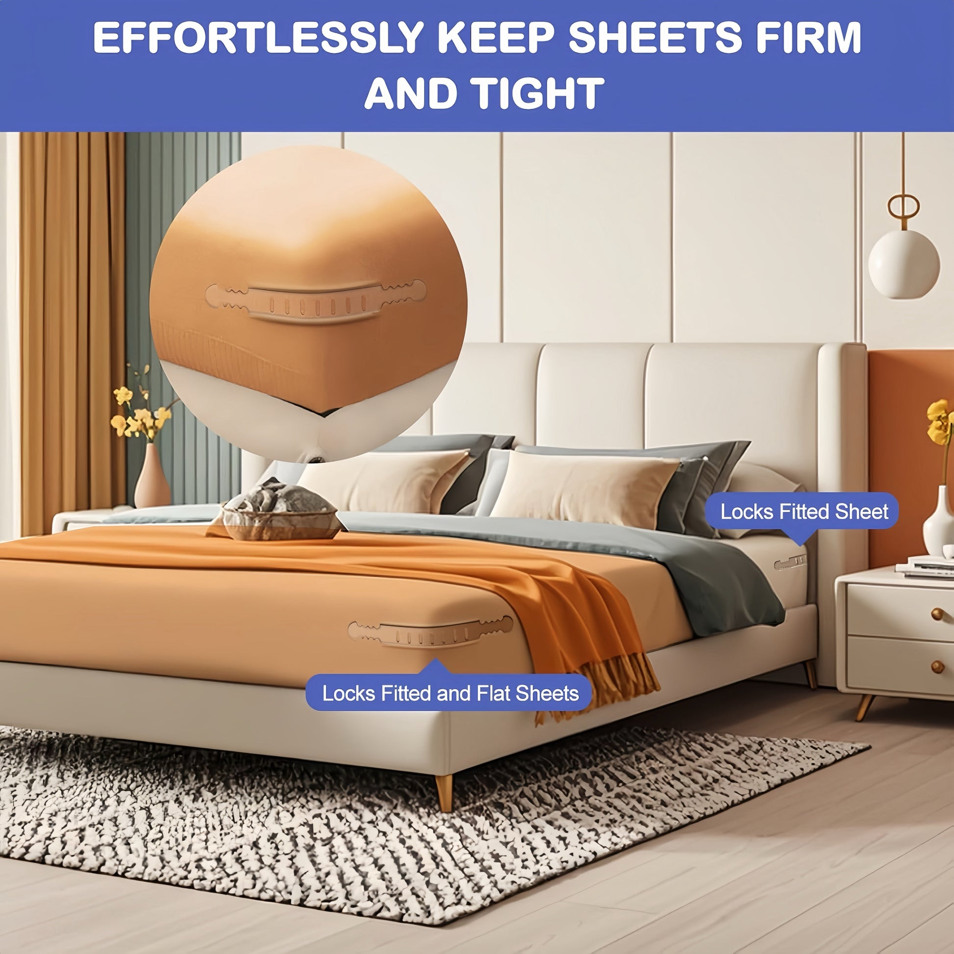 SheetSecure Lock - Keep Your Bed Tidy & Comfortable - TrendyShopy