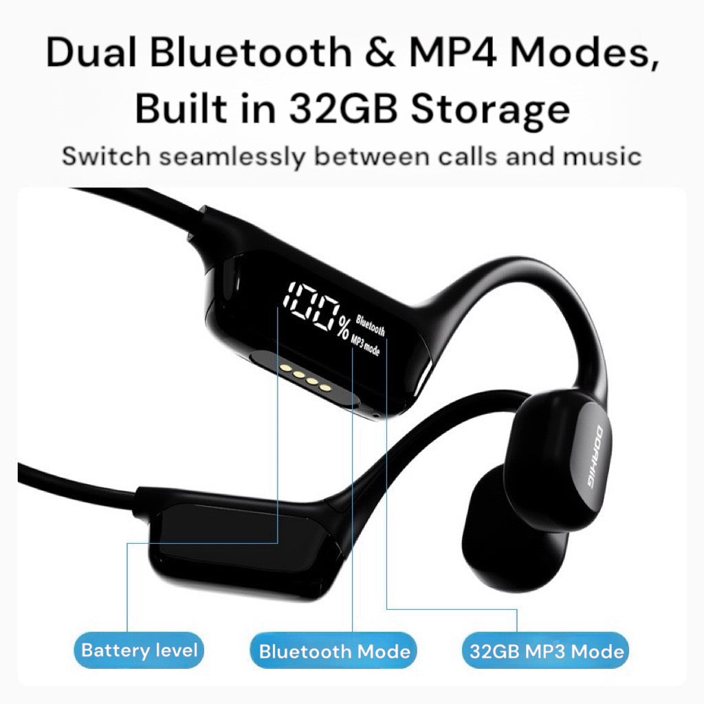 AquaVibe Swim-Proof Bone Conduction Headphones - TrendyShopy