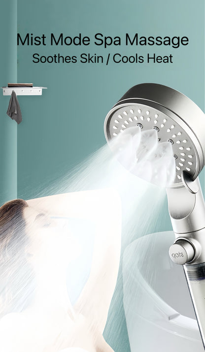 HydroBoost High Pressure 5-Mode Filtered Shower Head - TrendyShopy