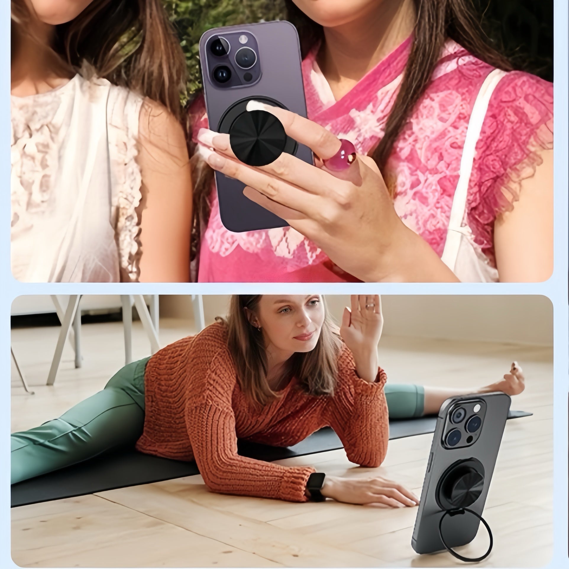 MagGrip 360 Stand – Snap-On Grip, Stand & Mirror in One - TrendyShopy