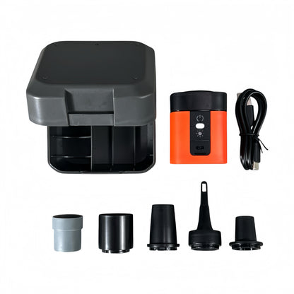 AirBurst Pro – Compact Electric Pump with Vacuum & LED Light - TrendyShopy